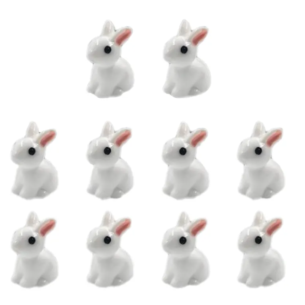 Mini resin animal figurines for DIY micro-landscape decor and terrariums