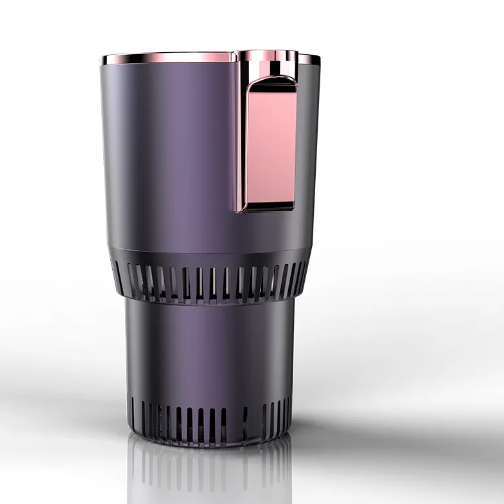 2-in-1 smart car cup warmer cooler with digital display