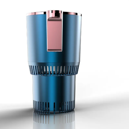 2-in-1 smart car cup warmer and cooler with digital temperature display