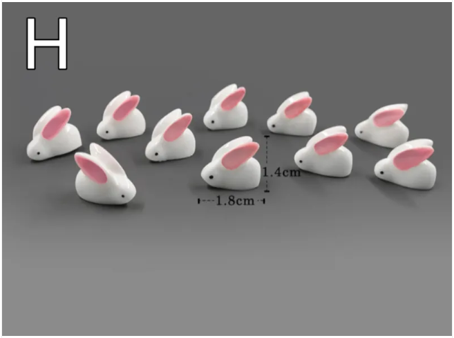 Mini resin animal figurines for DIY micro-landscape decor with detailed craftsmanship and vibrant colors.