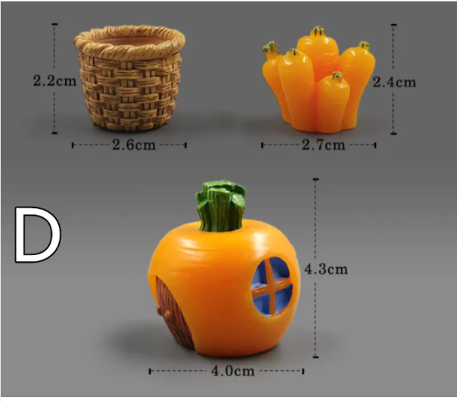 Mini resin animal figurines for DIY micro-landscape decor with detailed craftsmanship and vibrant colors