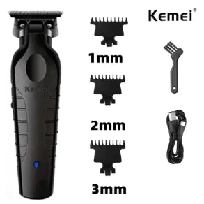 Kemei professional hair clipper with titanium alloy blade