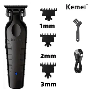 Kemei professional hair clipper with titanium alloy blade