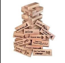 LoveStack Couples Game romantic block stacking date night