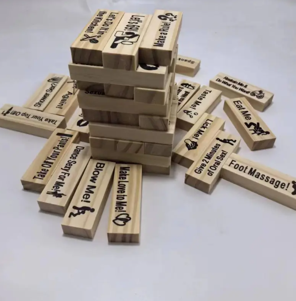 LoveStack Couples Game romantic block stacking for date night