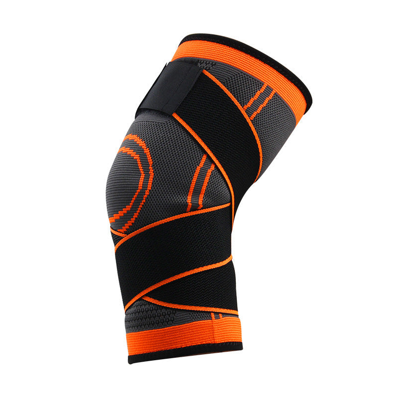 Men's compression knee brace for sports and fitness support