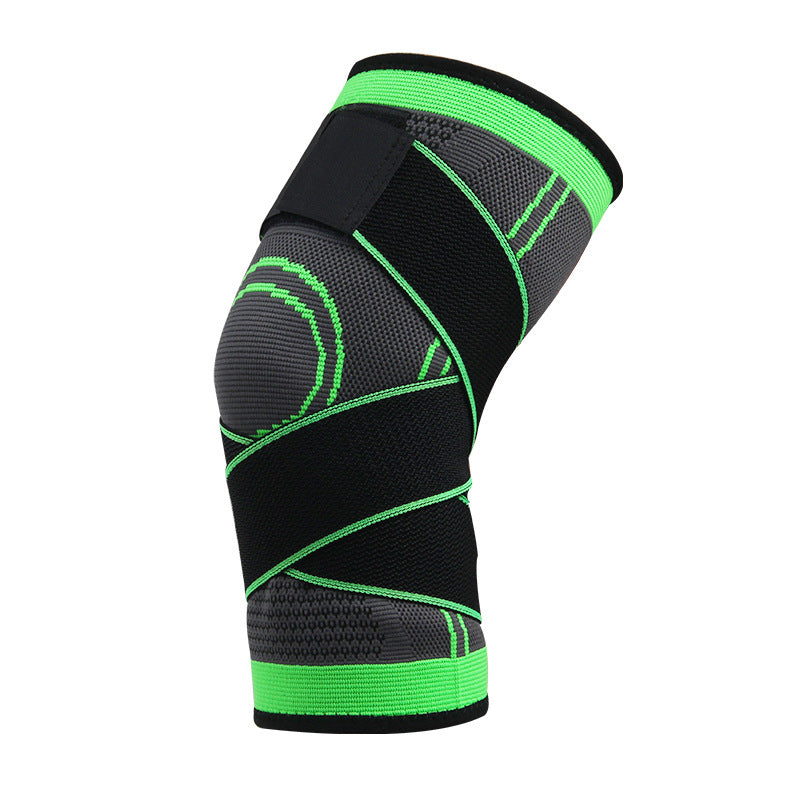 Men's compression knee brace for sports and fitness support