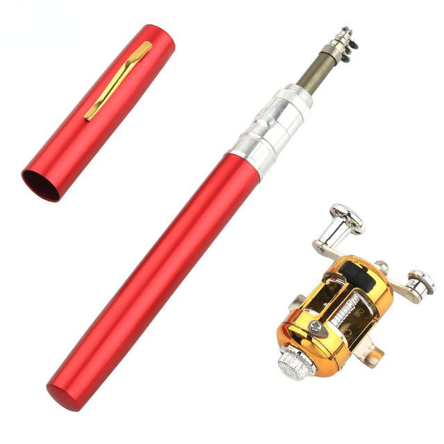 portable mini pocket fishing rod compact durable lightweight