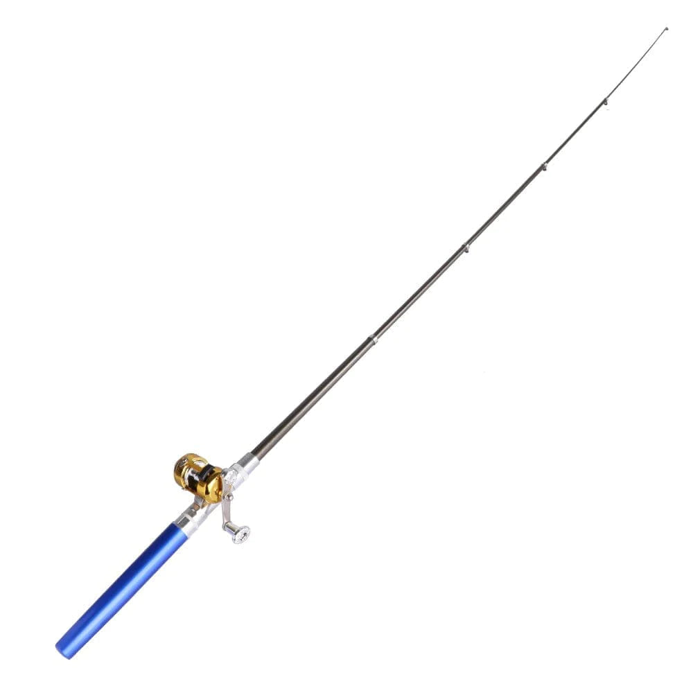 Portable mini pocket fishing rod compact and durable