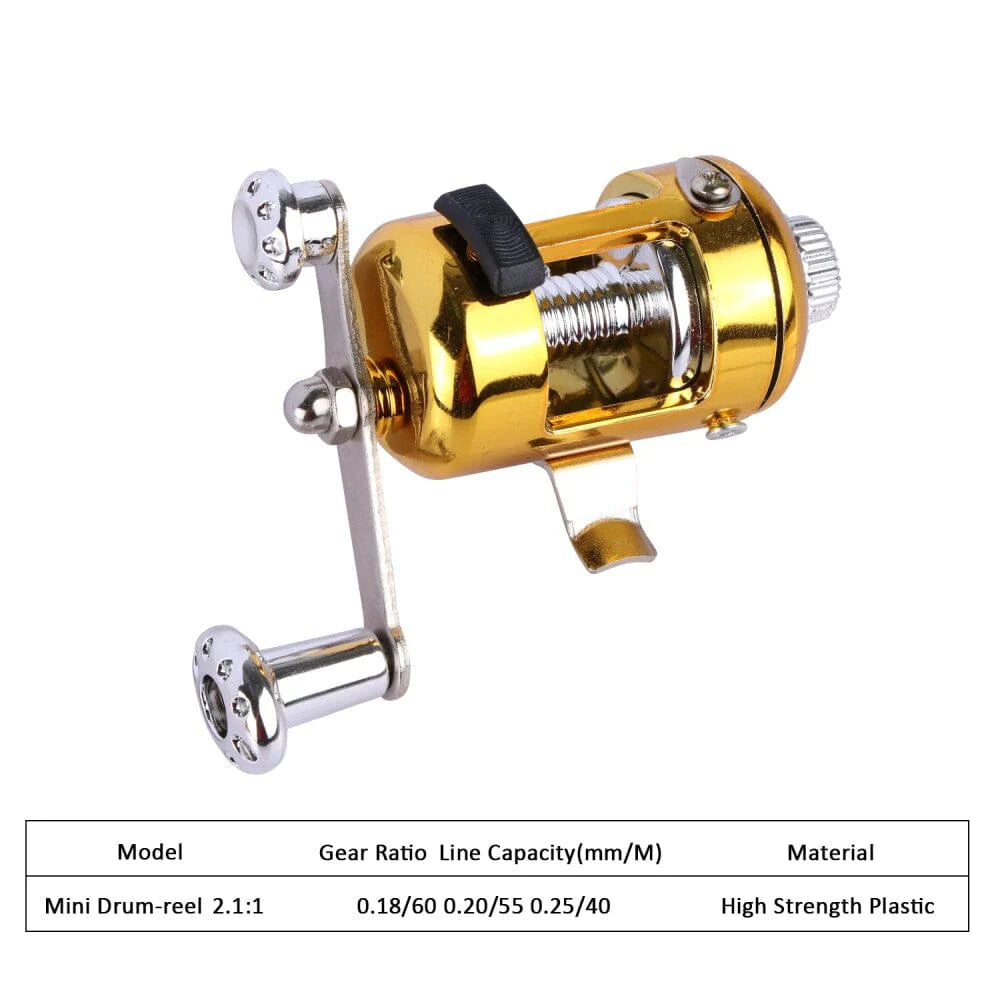 portable mini pocket fishing rod lightweight durable