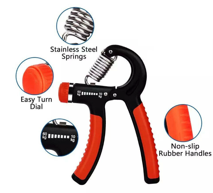 PowerGrip Strength Trainer adjustable grip strength device with ergonomic handles