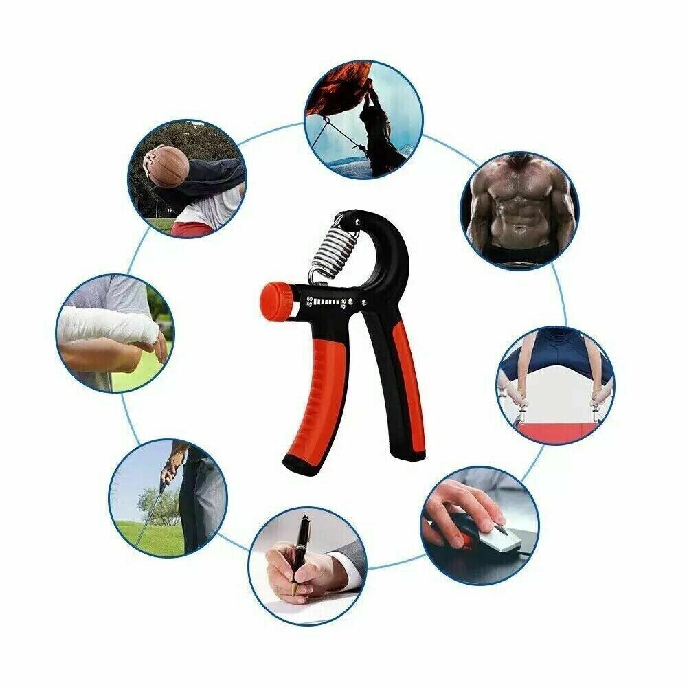 PowerGrip Strength Trainer with adjustable resistance and ergonomic handles