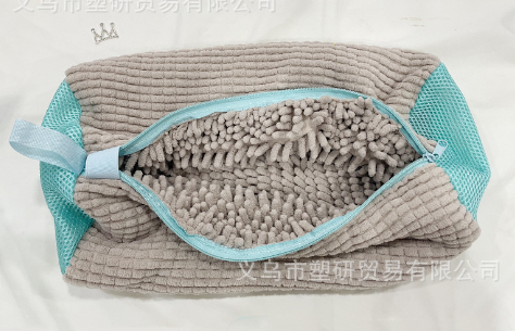 Mesh shoe clean laundry bag protecting sneakers during washing