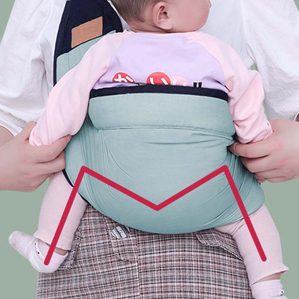 comfortable adjustable shoulder baby carrier sling with breathable fabric