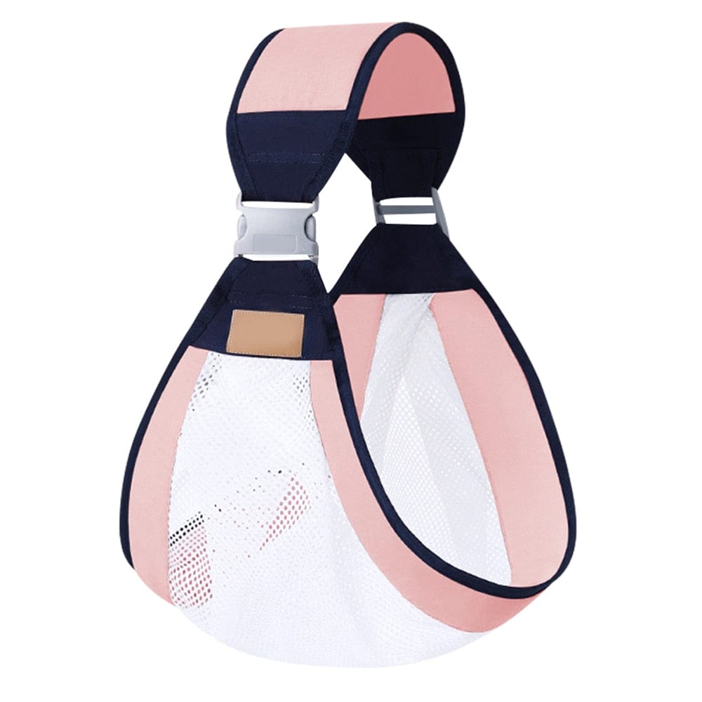 Adjustable shoulder baby carrier sling for comfortable hands-free baby carrying