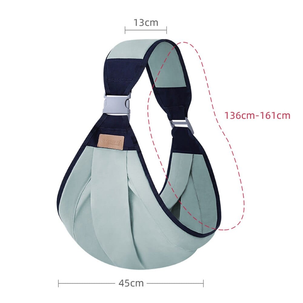 ergonomic shoulder baby carrier sling for comfortable hands-free baby carrying