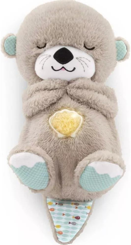 Sound Machine Soothe n Snuggle otter plush baby toy with music lights and breathing motion