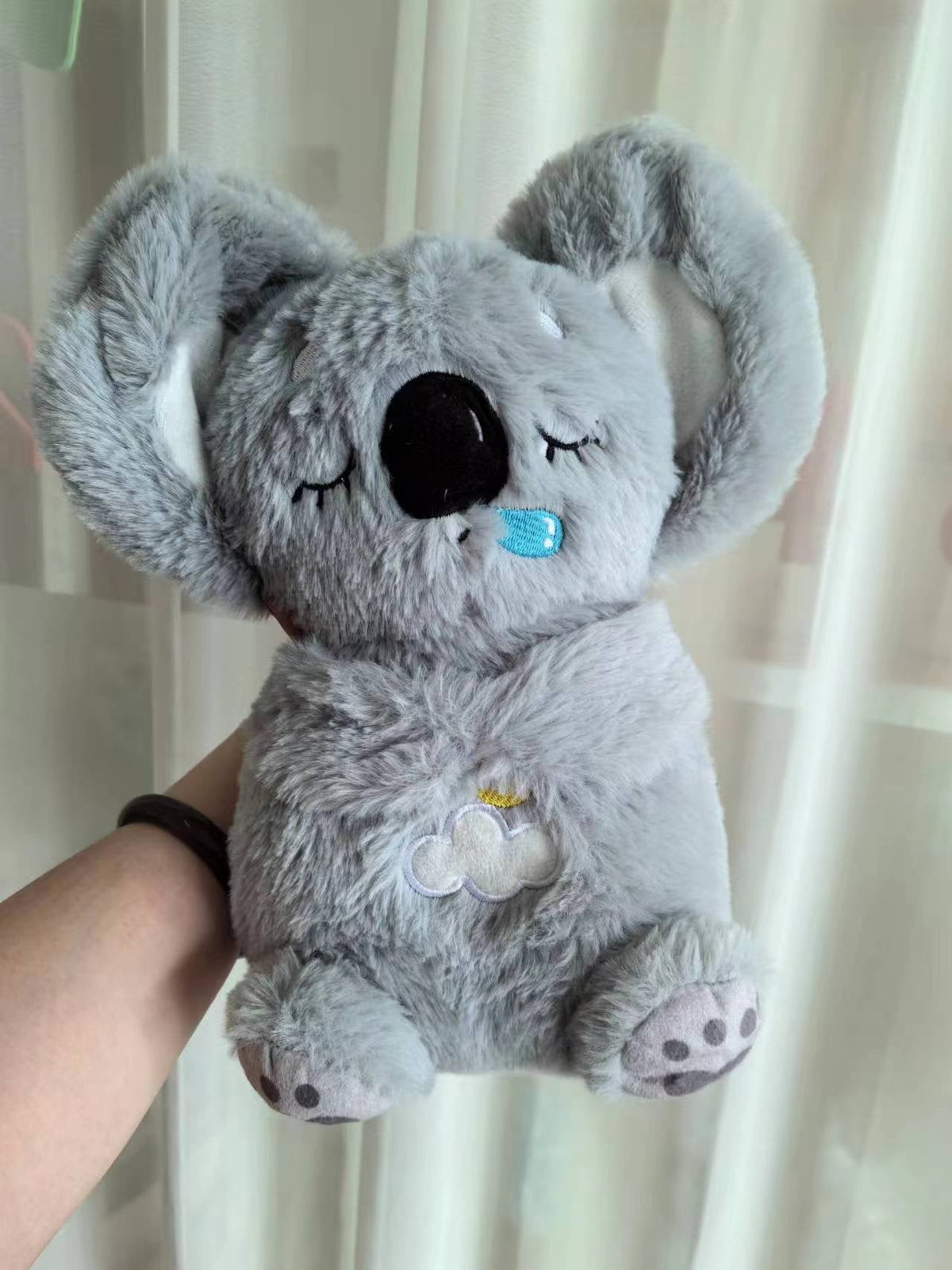 Sound Machine Soothe 'n Snuggle otter plush baby toy with music and breathing motion