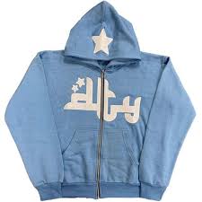 star printed zip up hoodie with cozy fit and playful design