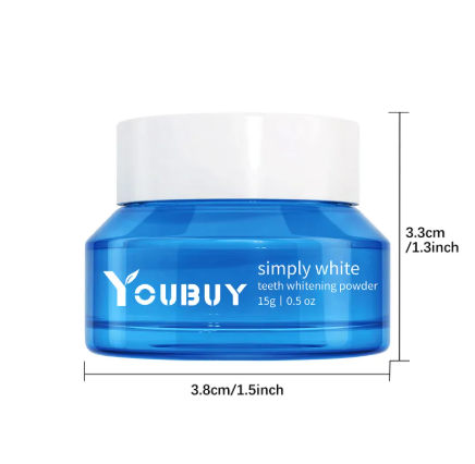 teeth whitening brightening powder for stain removal and polish