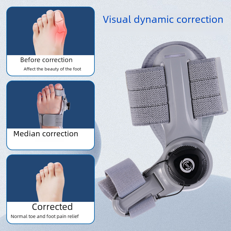 Upgraded adjustable bunion corrector with ergonomic thumb separator for men and women