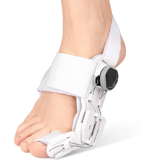 Upgraded adjustable bunion corrector with ergonomic thumb separator for foot alignment