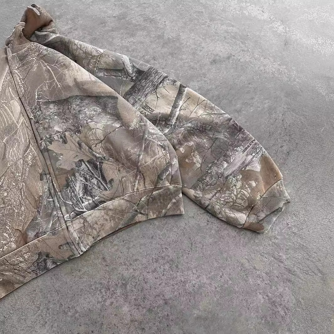 urban camo oversized hoodie with retro streetwear style